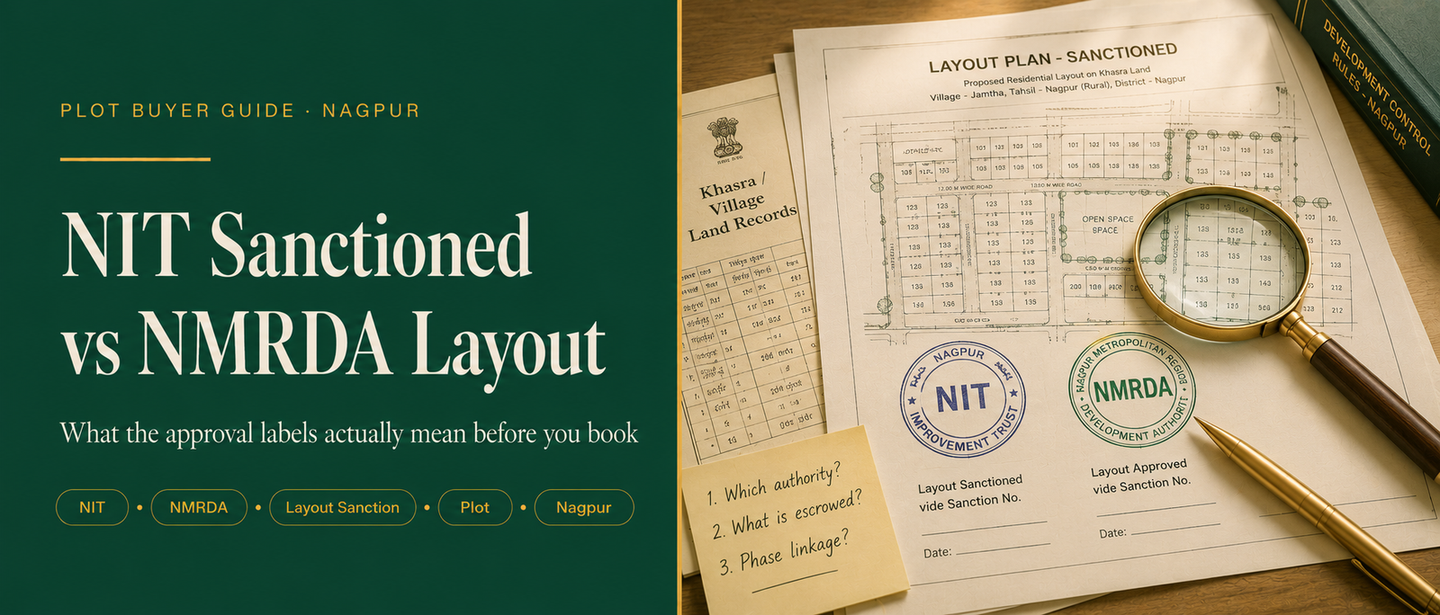 “NIT sanctioned” vs “NMRDA layout”—what the labels actually mean on the ground